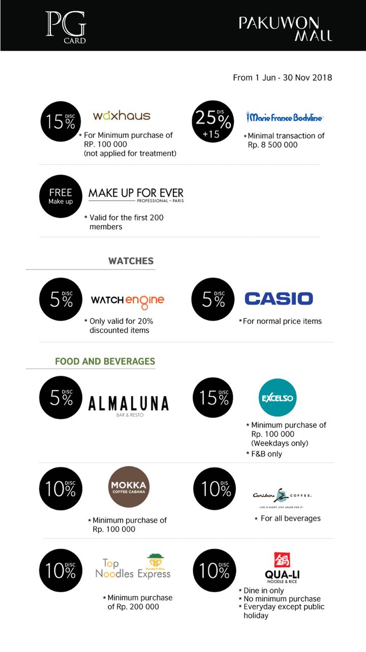 PG CARD | PAKUWON MALL